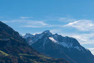 Switzerland mountains and clouds