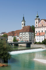 Fototapeta na wymiar die Stadt Steyr in Oberösterreich