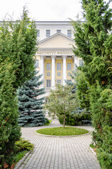 Ancient and modern buildings in Moscow, Russia. Moscow architecture