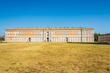 Fototapeta na wymiar View atthe Building of Royal Palace in Caserta, Italy