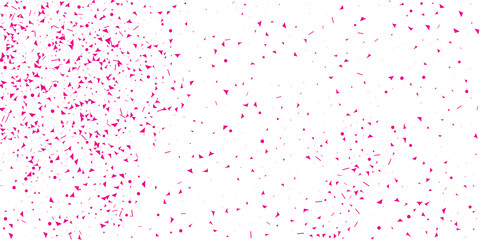 Fuchsia Christmas Bright. Pink Birthday Celebration. Flush Vector Wallpaper. Coral Confetti Bright. Party Decor. Isolated Texture. Carnival Bright. Decoration Decor.