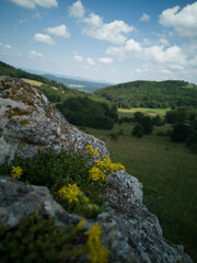 landscape with mountains and sky