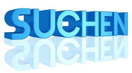 das Wort SUCHEN in großen Blockbuchstaben