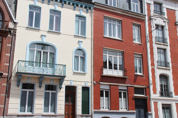 Fototapeta premium houses - lille - france 