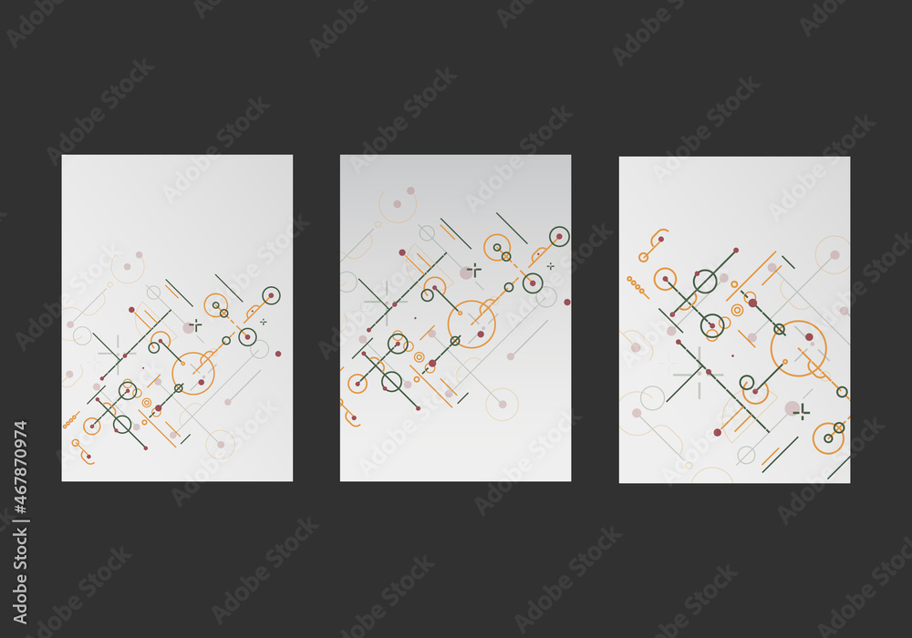Poster Polygonal wire tech line. Cover network polygonal element. Data object graphic pattern structure. Vector design