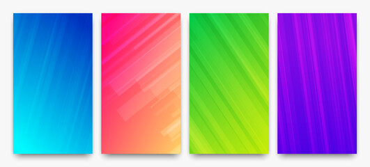 Fototapeta premium Modern colorful gradient background with lines
