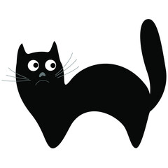 black cat silhouette