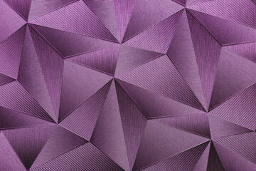 Purple background with geometric patterns. Abstract purple texture.