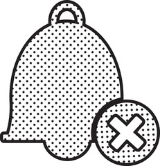 Fototapeta premium bell icon sign symbol design