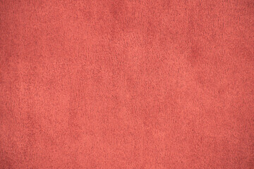 Terracotta suede. Terracotta background. Suede background. Brick color