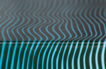 Abstract colored stripes on a black background. Background abstraction. Background