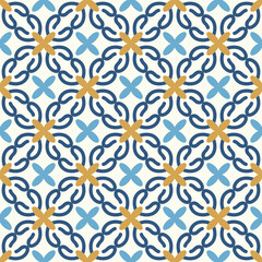 Islamic pattern. Arabic, indian, japanese motifs. Mandala seamless pattern. Ramadan kareem and Hari Raya background. Ethnic bohemian background. Abstract flower. Vector illustration