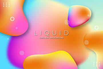 Colorful Vibrant Gradients abstract background