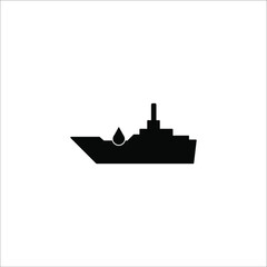 oil tanker icon vector illustration