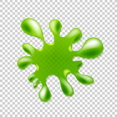 Realistic green slime