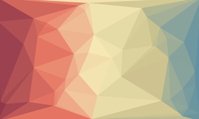 vibrant minimal multicolored polygonal background