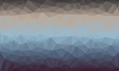 vibrant colorful geometric background with mosaic design