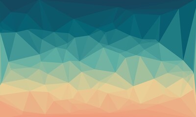 Fototapeta premium vibrant creative prismatic background with polygonal pattern