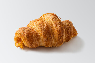 Puff pastry croissant with sweet filling