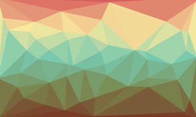 Fototapeta premium vibrant abstract multicolored background with poly pattern