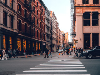 authentic street view in new york city