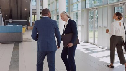 Meeting at business centre