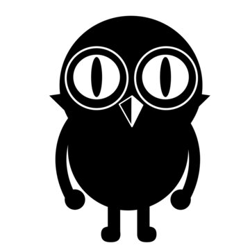 Penguin cartoon icon design, owl cartoon icon design, frog cartoon icon design and other cartoon characters in the form of web concept illustration