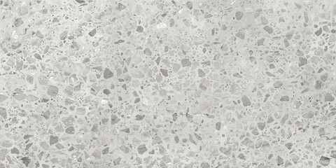 Scanned texture in high quality Terrazzo. Concrete wall with stones of different colors. Light gray stones.  - 467897934