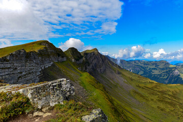 Damülser Berge im Bregenzerwaldgebirge in Vorarlberg