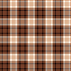 Orange Ombre Plaid textured Seamless Pattern