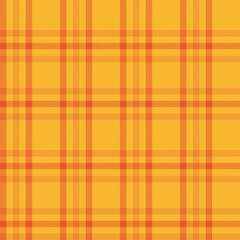 Orange Ombre Plaid textured Seamless Pattern