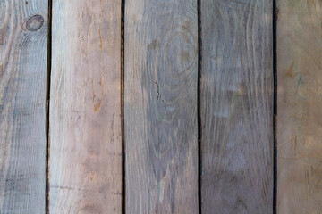 Old wooden background from brown boards.