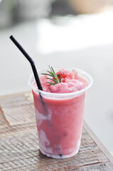smoothie or strawberry yogurt smoothie, mixed berry smoothie with strawberry