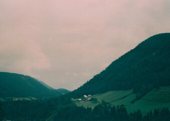 Shooting film in Totes Gebirge, hiking in the mountains