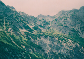 Shooting film in Totes Gebirge, hiking in the mountains