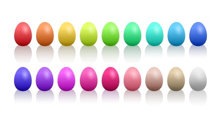 Gradient easters eggs