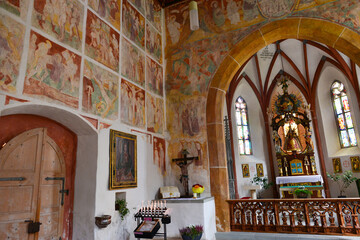 Innenansicht Pfarrkirche Damüls im Bregenzerwald