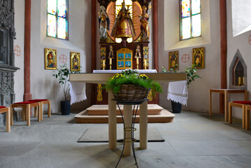 Innenansicht Pfarrkirche Damüls im Bregenzerwald
