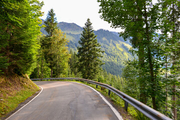 Laternserstraße in Laterns-Vorarlberg/Österreich