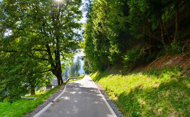 Laternserstraße in Laterns-Vorarlberg/Österreich