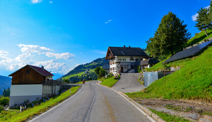 Laternserstraße in Laterns-Vorarlberg/Österreich