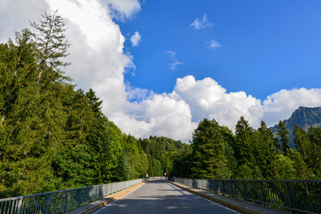 Laternserstraße in Laterns-Vorarlberg/Österreich
