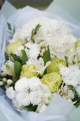 Bouquet of white flowers