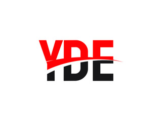 YDE Letter Initial Logo Design Vector Illustration