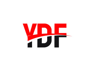 YDF Letter Initial Logo Design Vector Illustration