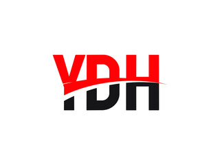 YDH Letter Initial Logo Design Vector Illustration