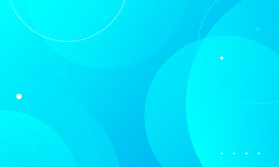 Abstract blue geometric background. Dynamic shapes composition. Vector illustration