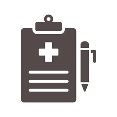 Medical Report Icon Vector Sign And Symbols.