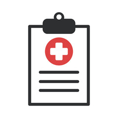 Medical Report Icon Vector Sign And Symbols.