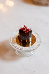 Piccolo tortino al cioccolato